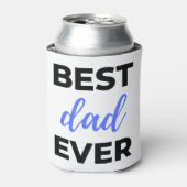 Bester Vater je Black Dosenkühler (Kanne Vorderseite)