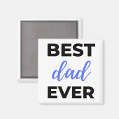 Bester Vater je Black Magnet (Vorderseite/Rückseite)