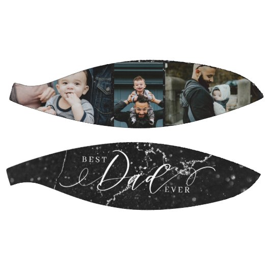 Bester Vater je Black Marble Vathers Day Collage Basketball (Panele)