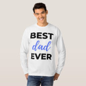 Bester Vater je Black T-Shirt (Vorne ganz)