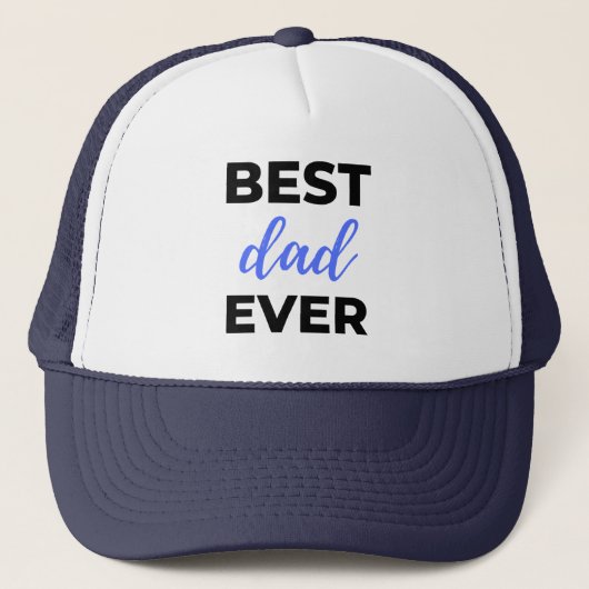 Bester Vater je Black Truckerkappe (Vorderseite)