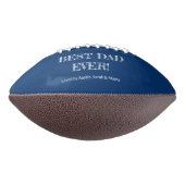 Bester Vater je Blau Personalisiert Football (Gedreht 270)