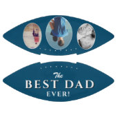 Bester Vater je Blauer Vater 3 FotoCollage Football (Paneele)
