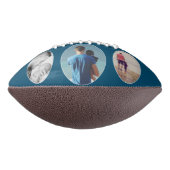 Bester Vater je Blauer Vater 3 FotoCollage Football (Gedreht 90)