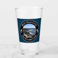 Bester Vater je Blue Atlantic Ocean Rocky Seashore