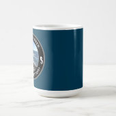 Bester Vater je Blue Atlantic Ocean Rocky Seashore Kaffeetasse (Mittel)
