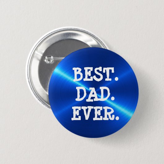 Bester Vater je Blue Button (Vorne & Hinten)