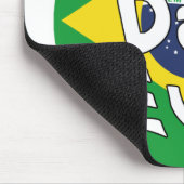 Bester Vater je Brasilien Flagge Mousepad (Ecke)