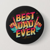 Bester Vater je Button (Vorderseite)