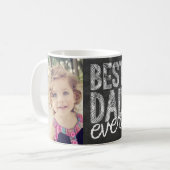Bester Vater je Chalk Tasse (Vorderseite Links)
