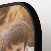 Bester Vater je! Chalkboard Benutzerdefiniertes Fo Pickleball Schläger (Linke Seite)