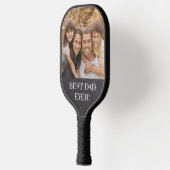 Bester Vater je! Chalkboard Benutzerdefiniertes Fo Pickleball Schläger (Links)