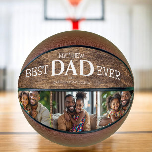 Bester Vater je Cool Trendy Foto Instagram Collage Basketball