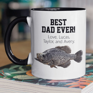 Bester Vater je Cooler Fisch Crappie Vatertag Tasse