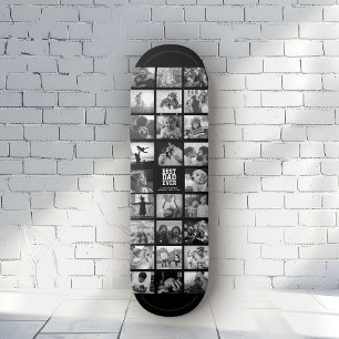 Bester Vater je Cooler Trendy Instagramm Foto Coll Skateboard