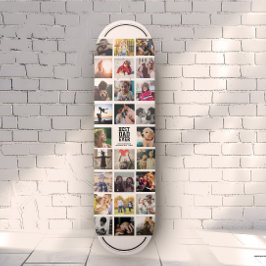 Bester Vater je Cooler Trendy Instagramm Foto Coll Skateboard