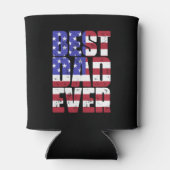 Bester Vater je Cooler Vater der amerikanischen Fl Dosenkühler (Rückseite)