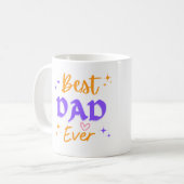Bester Vater je Cup Kaffeetasse (Vorderseite Links)
