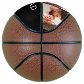 Bester Vater je Custom 3 Fotos Modernes personalis Basketball (Rechts)