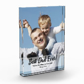 Bester Vater je! Custom Foto Vatertag (Links)