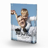 Bester Vater je! Custom Foto Vatertag (Rechts)