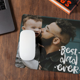 Bester Vater je Custom Foto Vatertag Geschenk Mousepad