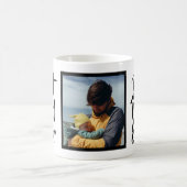 Bester Vater je Custom Foto Vathers Day Geschenk Kaffeetasse (Mittel)