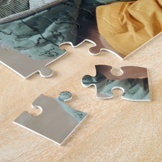 Bester Vater je Custom Foto Vathers Day Geschenk Puzzle (Seite)