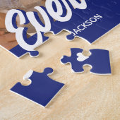Bester Vater je Custom Foto Vathers Day Geschenk Puzzle (Seite)