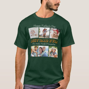 Bester Vater je Custom Vatertag Foto Uni T-Shirt