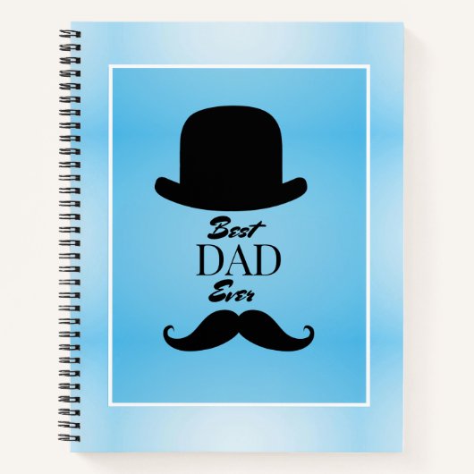 Bester Vater je Custom Vatertag Spiral Notebook Notizblock (Vorderseite)