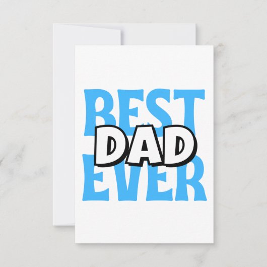 Bester Vater je Dankeskarte (Vorderseite)