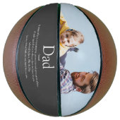 Bester Vater je Definition Foto grau Basketball (Vertikal)