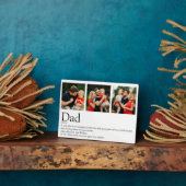 Bester Vater je Definition FotoCollage Fotoplatte (Seite)