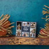 Bester Vater je Denim Foto Plaque Fotoplatte (Seite)