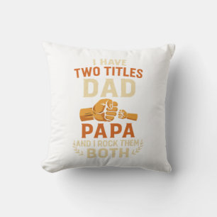 Bester Vater je - Design des Vintagen Vaters Kissen