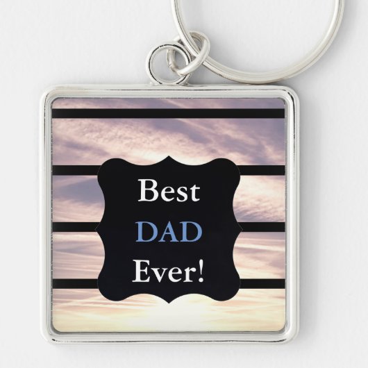 Bester Vater je Design Schlüsselanhänger (Vorne)