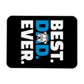 Bester Vater je | Dog Lover Gift Magnet (Horizontal)