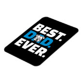 Bester Vater je | Dog Lover Gift Magnet (Linke Seite)
