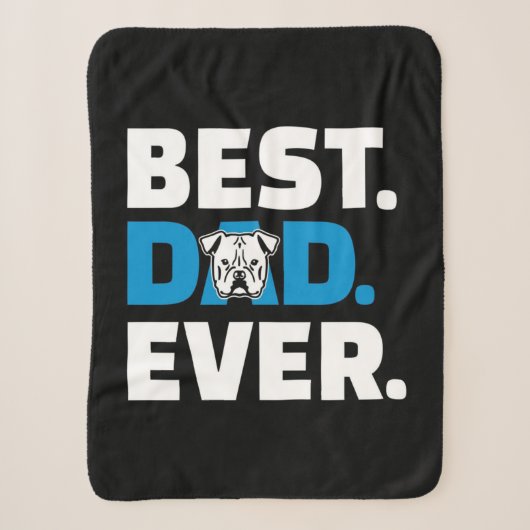 Bester Vater je | Dog Lover Gift Sherpadecke (Vorderseite)