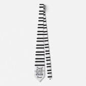 Bester Vater je | Doodle Personalisiert Vatertag Krawatte (Vorderseite)