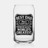 Bester Vater je Dosenglas (Vorderseite)