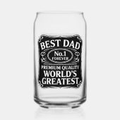 Bester Vater je Dosenglas (Rückseite)