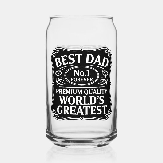 Bester Vater je Dosenglas (Rückseite)