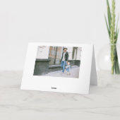 Bester Vater je Einfach Foto Collage Vatertag Karte (Rückseite)