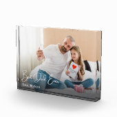 Bester Vater je einfaches benutzerdefiniertes Foto (Rechts)