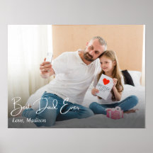 Bester Vater je einfaches benutzerdefiniertes Foto