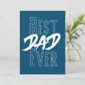 Bester Vater je Einladung (Stehend Vorderseite)