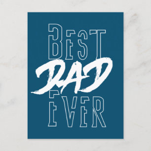 Bester Vater je Einladung Postkarte