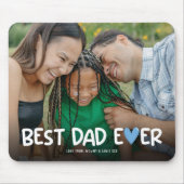 Bester Vater je Familie Foto Mousepad (Vorne)